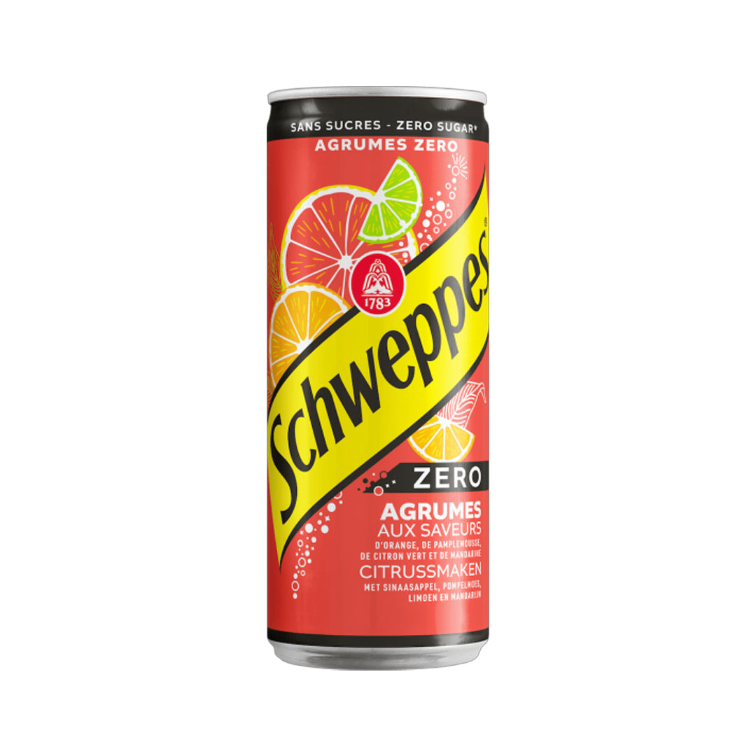 Schweppes - Agrum Zero Sugar (330ml) (BE)