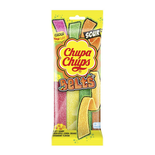 Chupa Chups - Sour Belts Mixed (90g) (USA)
