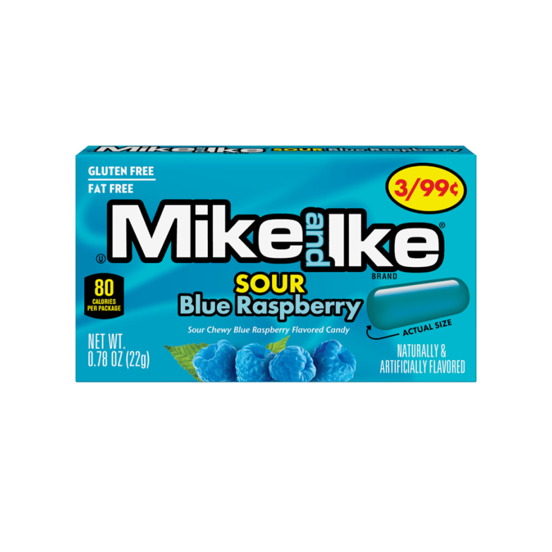Mike and Ike - Sour Blue Raspberry (USA)