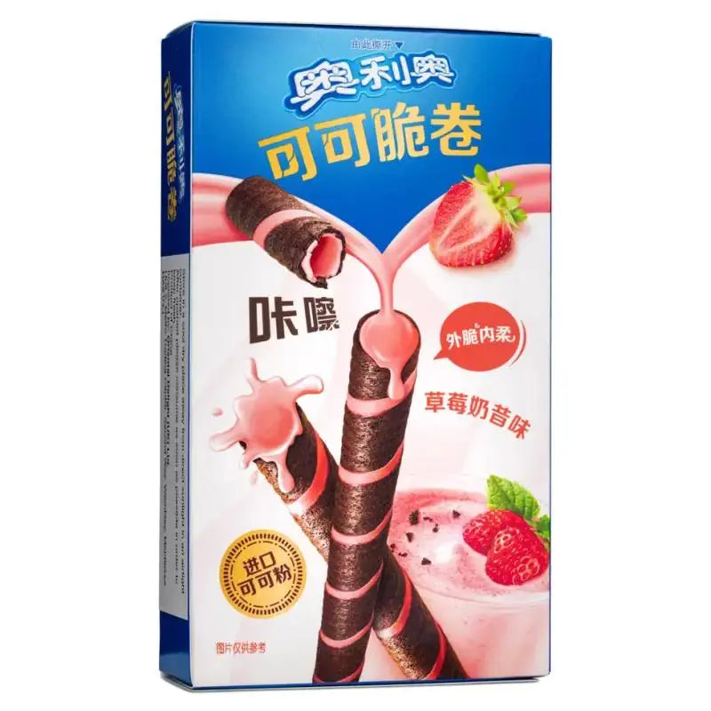 Oreo Wafer Roll - Strawberry (China) (54g)