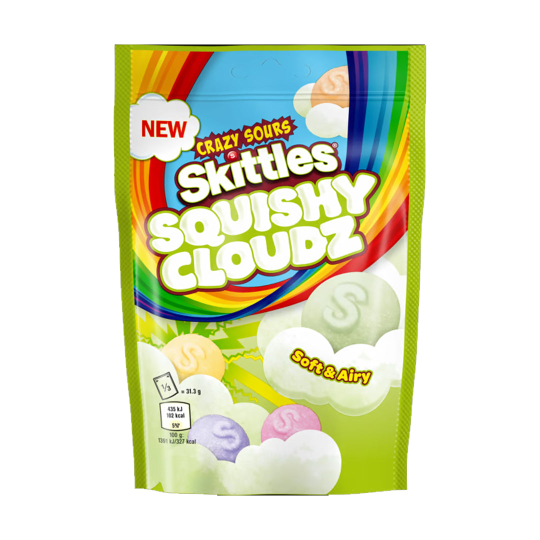 Skittles - Squishy Cloudz Crazy Sours (94g) (USA)