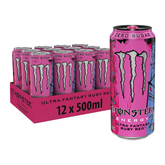 Monster Energy - Ultra Fantasy Ruby Red (12x500ml) (IT)