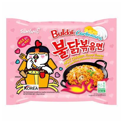 Buldak Noodles - Hot Chicken Flavour Carbonara