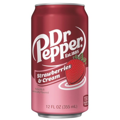 Dr. Pepper - Strawberries & Cream (355ml) (USA)