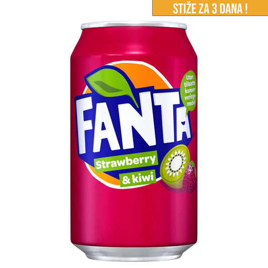 Fanta - Strawberry & Kiwi (330ml)