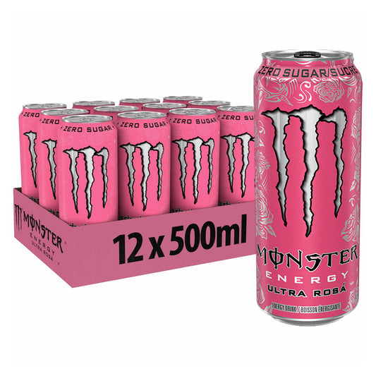 Monster Energy - Ultra Rosa 12x500ml