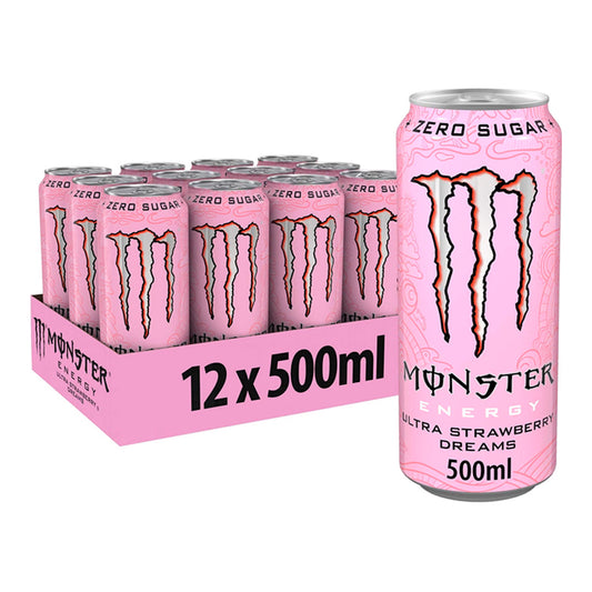 Monster Energy - Ultra Strawberry Dreams 12x500ml