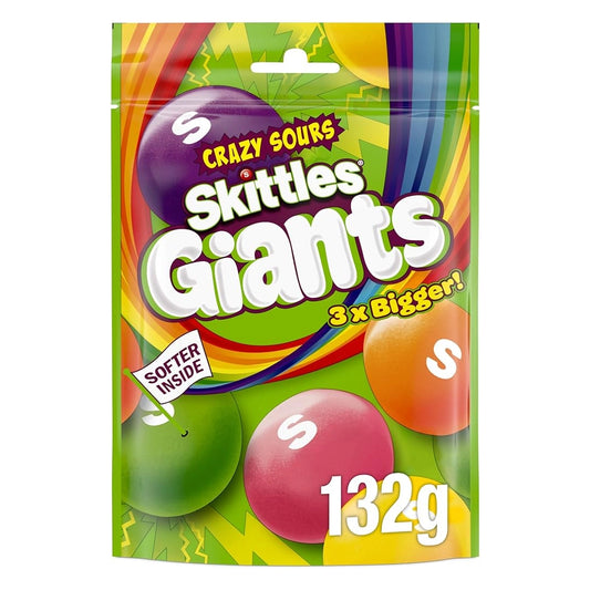 Skittles - Giants Crazy Sours (132g) (USA)