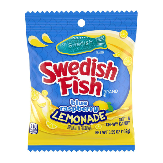 Swedish Fish - Blue Raspberry Lemonade (102g) (USA)