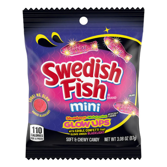 Swedish Fish - Glow Ups (87g) (USA)